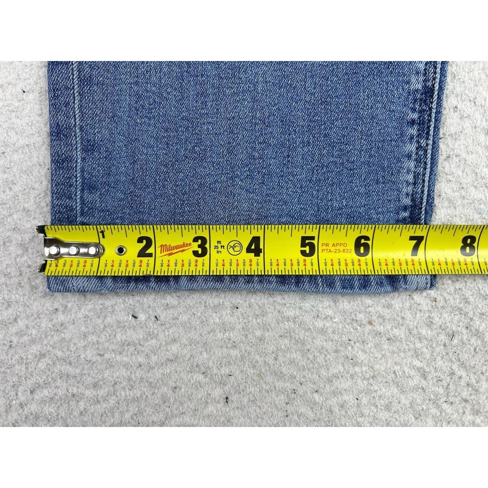 American Eagle Mom Jeans Womens 14 Blue Medium Wash High Rise Stretch Denim - Picture 13 of 14